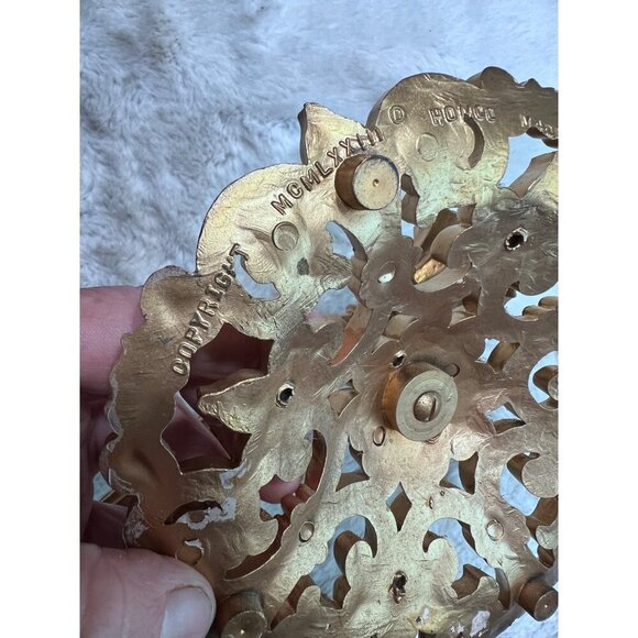 Homco one candle wall sconce made in USA - Picture 7 of 7